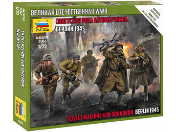 Zvezda figures - Soviet Machine Gun Sqad (1:72) / ZV-6269