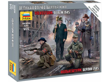 Zvezda figures - German Volkssturm (1:72) / ZV-6272