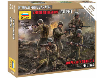 Zvezda figures - US Infantry WWII (1:72) / ZV-6278