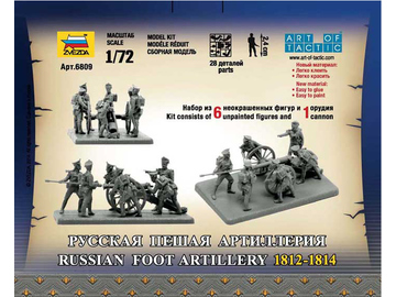 Zvezda figurky Russian Foot Artillery (1:72) / ZV-6809