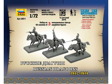 Zvezda figurky Russian Dragoons (1:72) Zvezda figurky Russian Dragoons (1:72) / ZV-6811