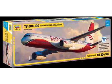 Zvezda Tupolev Tu-204-100 (1:144) Zvezda Tupolev Tu-204-100 (1:144) / ZV-7023