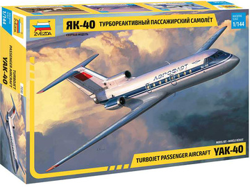 Zvezda Jakovlev Jak-40 Regional Jet (1:144) Zvezda Jakovlev Jak-40 Regional Jet (1:144) / ZV-7030