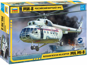 Zvezda Mil Mi-8 záchranářská verze (1:72) / ZV-7254