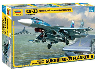 Zvezda Suchoj Su-33 Flanker D (1:72) Zvezda Suchoj Su-33 Flanker D (1:72) / ZV-7297