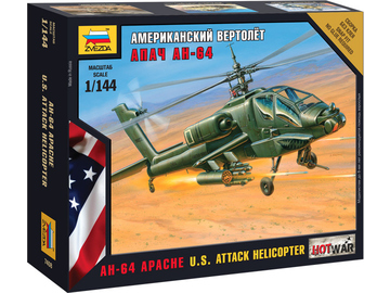 Zvezda Snap Kit - Hughs AH-64 Apache (1:144) / ZV-7408