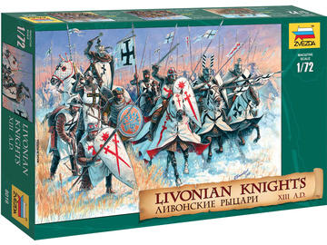 Zvezda figurky Livonian Knights XIII-XIV A. D. (1:72) / ZV-8016