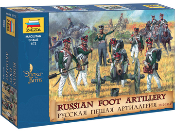 Zvezda figurky Russian Foot Artillery 1812-1814 (1:72) / ZV-8022