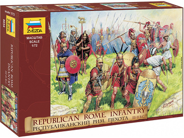 Zvezda figurky - republikánská římská pěchota (RR) (1:72) / ZV-8034