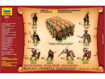 Zvezda figurky Roman Imperial Infantry I BC - II AD (1:72) Zvezda figurky Roman Imperial Infantry I BC - II AD (1:72) / ZV-8043