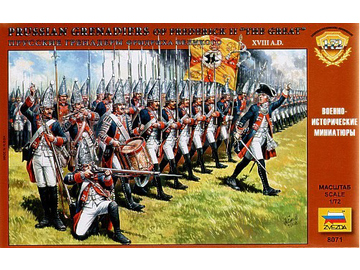 Zvezda figurky Prussian Grenadiers (1:72) / ZV-8071