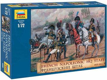 Zvezda figurky - French Napoleonic HQ Staff (1:72) / ZV-8080