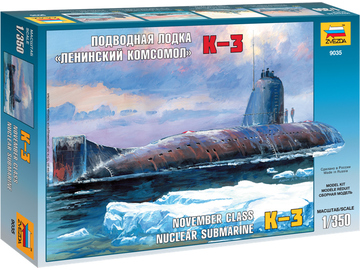 Zvezda jaderná ponorka K-3 Leninskij Komsomol (1:350) / ZV-9035