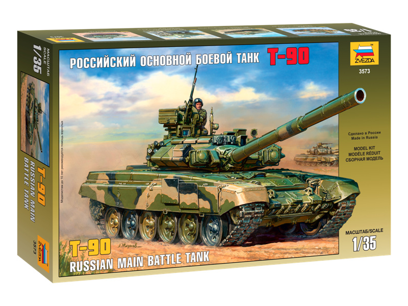 Zvezda ruský tank T-90 MBT (1:35)