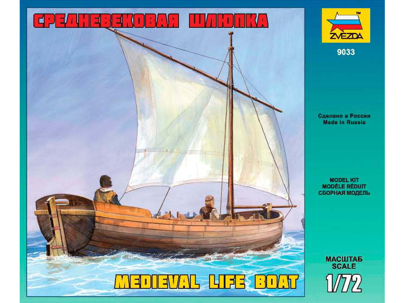 Zvezda Medieval Life Boat (1:72)