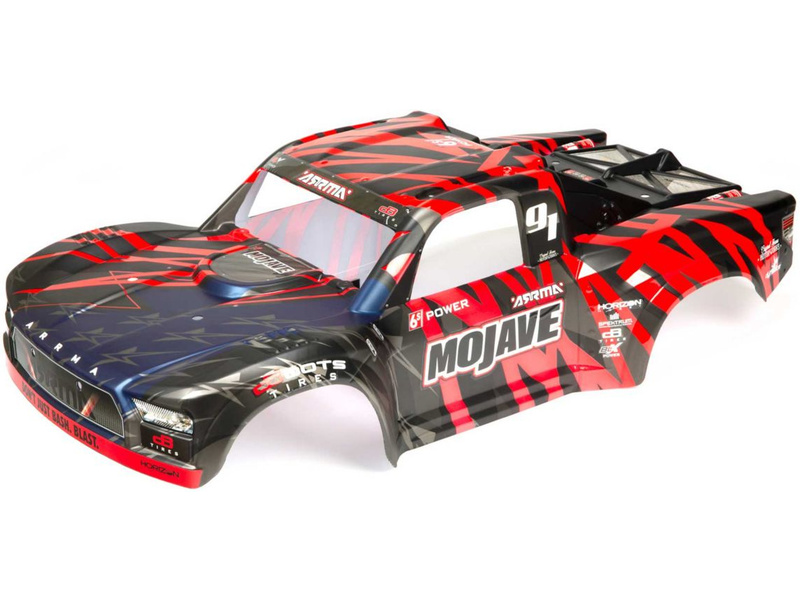 Arrma karoséria červená: Mojave 6S BLX ARA411004