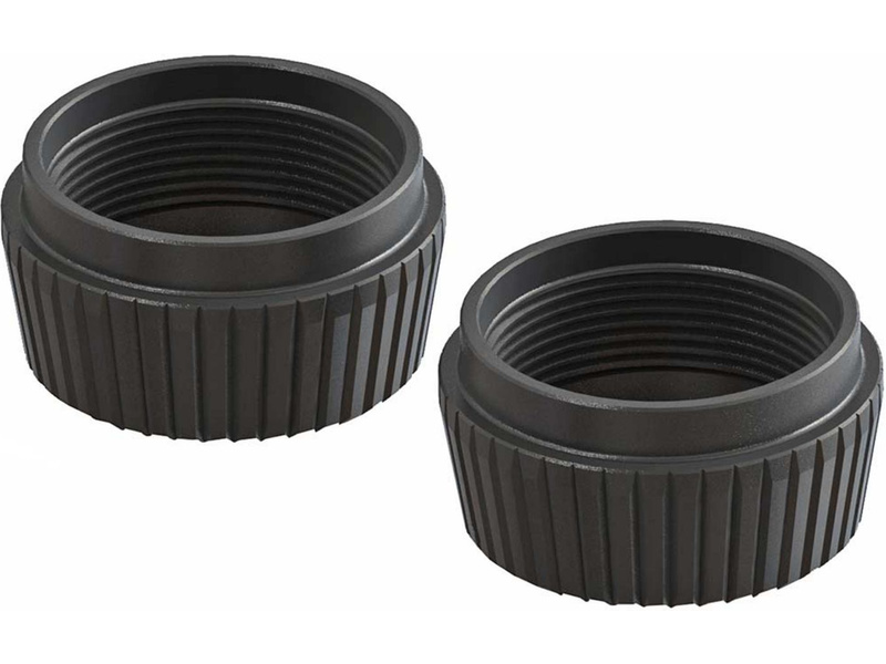 Arrma krytka tlmiča spodná hliníková čierna (2) ARAC8967