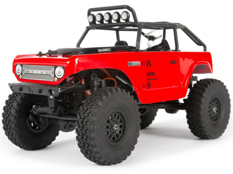 Axial SCX24 Deadbolt 1:24 4WD RTR červený AXI90081T1
