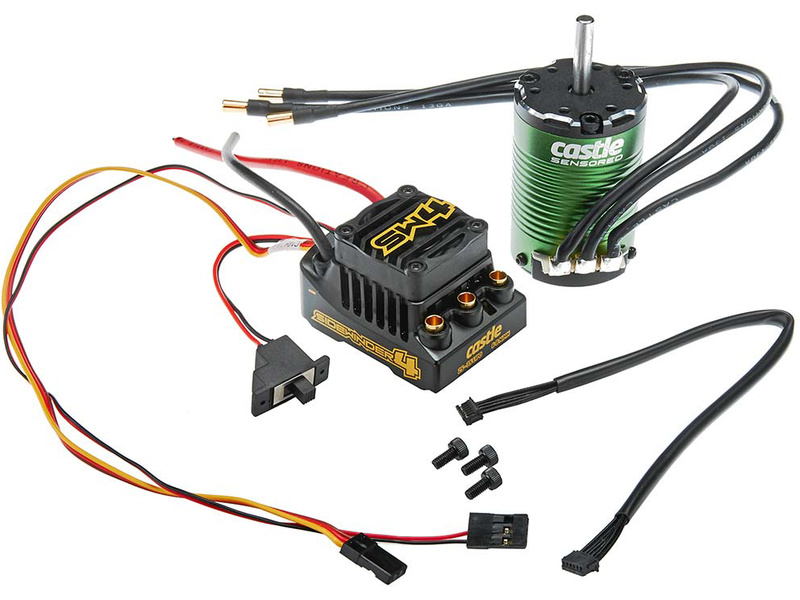 Castle motor 1410 3800ot/V senzored 5mm, reg. Sidewinder 4 CC-010-0164-06