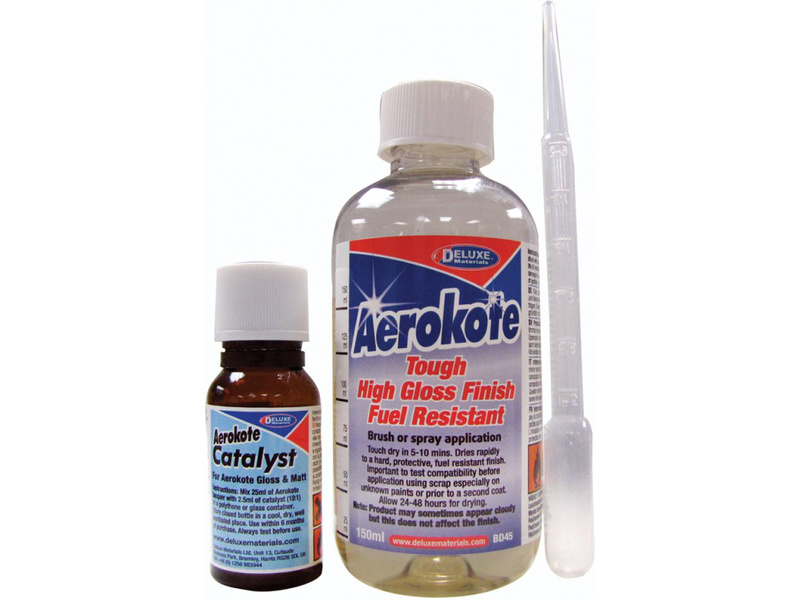 Aerokote Gloss dvojzložkový lesklý lak na poťahy 150ml DM-BD45