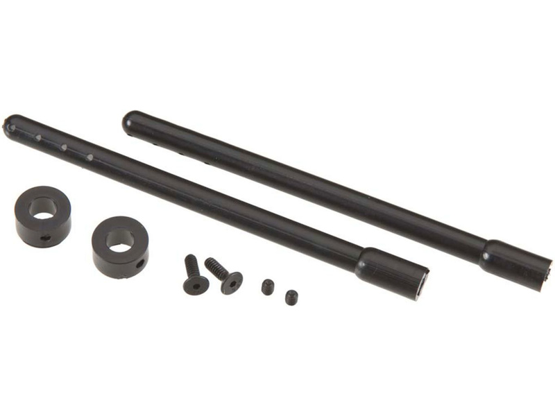 Duratrax stĺpiky karosérie 100mm čierne (2) DTXC2614