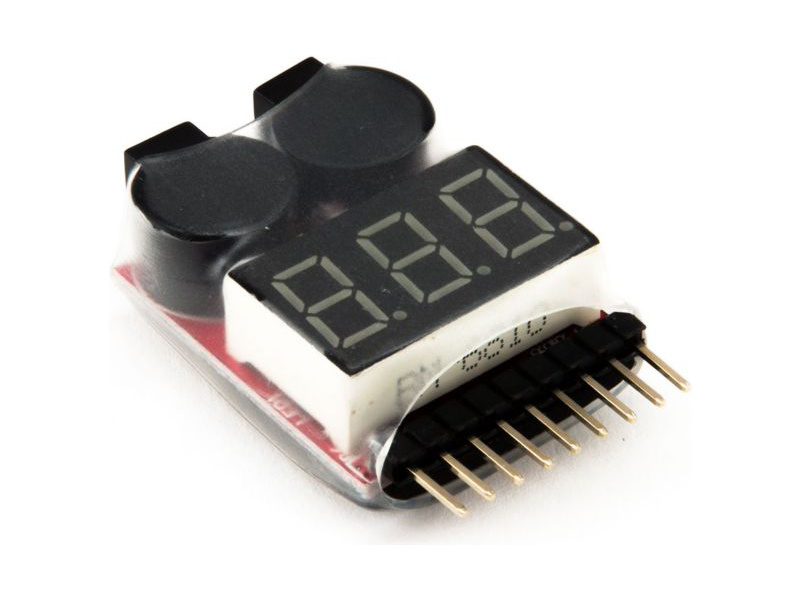 Dynamite tester LiPo baterií s alarmem