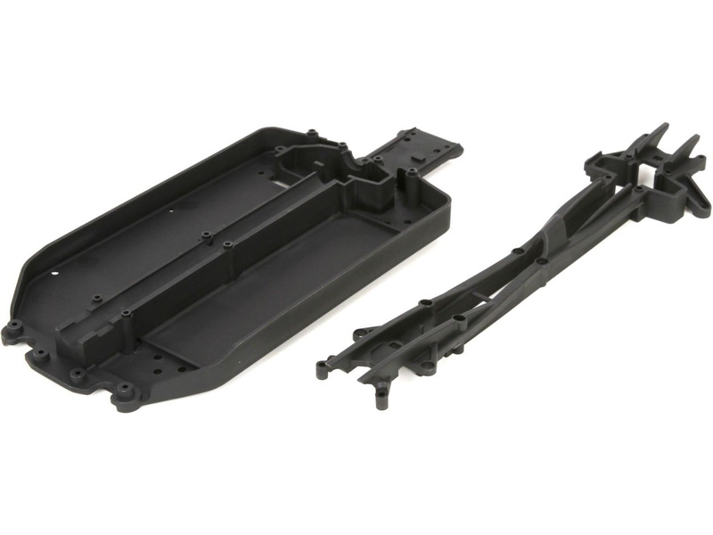 ECX Doska šasi, horný diel krátky (1): 1:10 4WD ECX231012