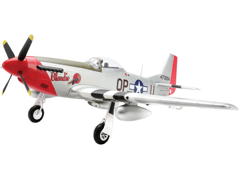 P-51D Mustang 1.2m AS3X BNF Basic
