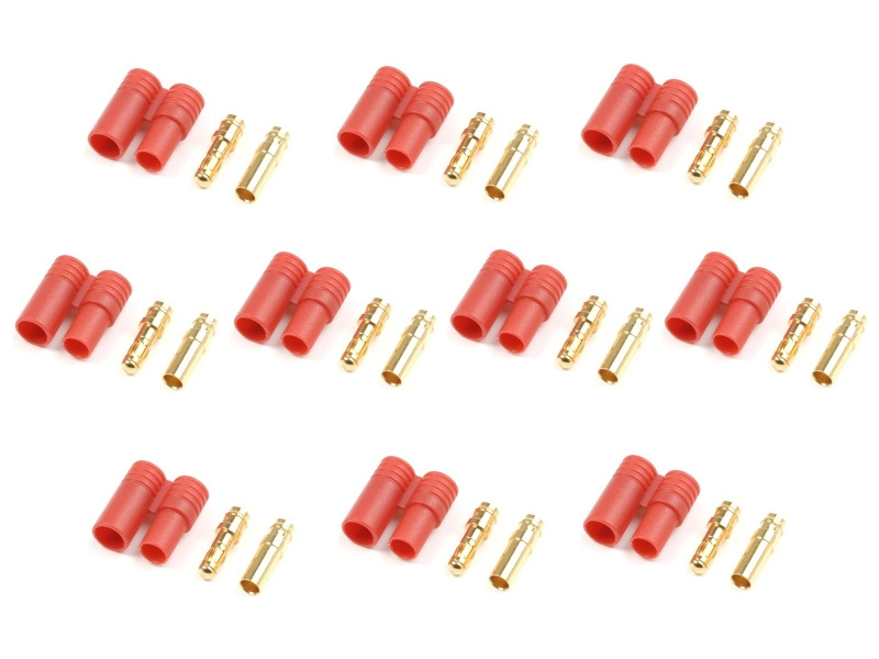 Konektor pozlátený 3.5mm s plastovým krytom (10ks) FO-FS-GC03P/10