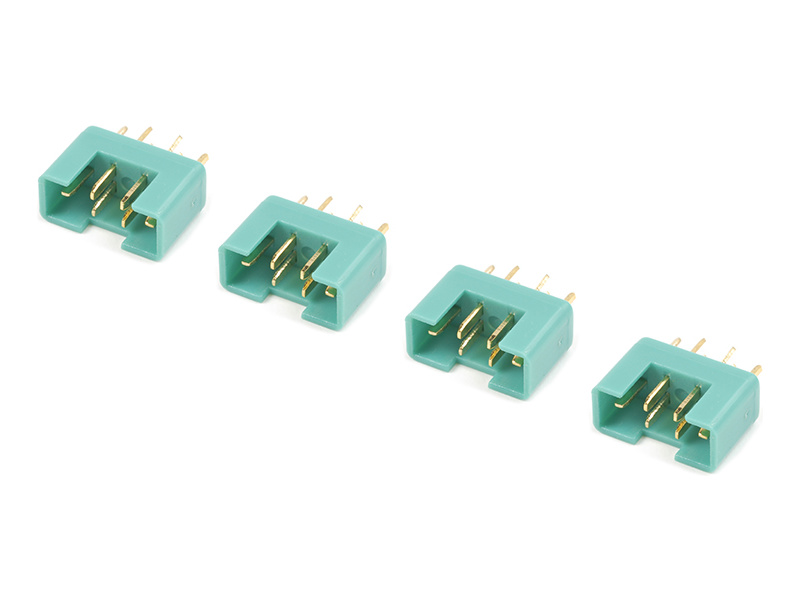 Konektor pozlátený MPX samec (4) GF-1004-003