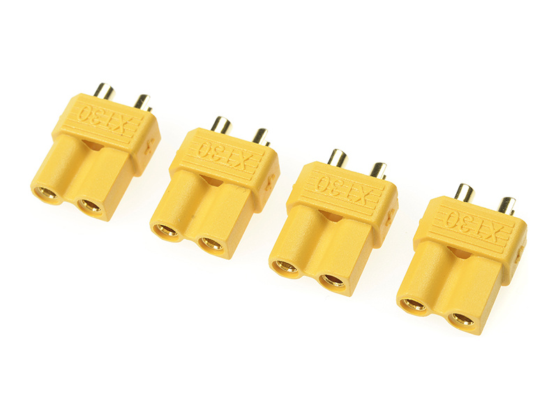 Konektor pozlátený XT-30 batérie (4) GF-1030-002