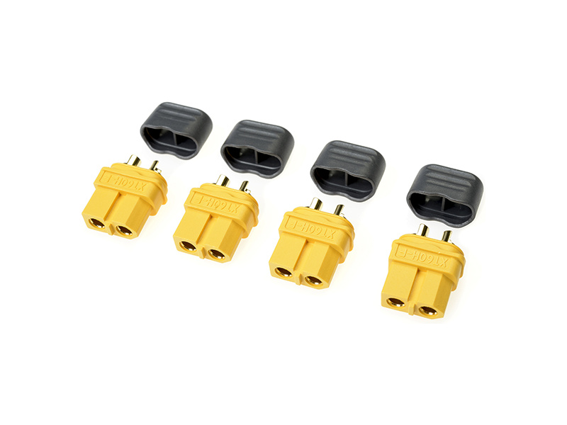 Konektor pozlátený XT-60 s krytom batérie (4) GF-1040-002