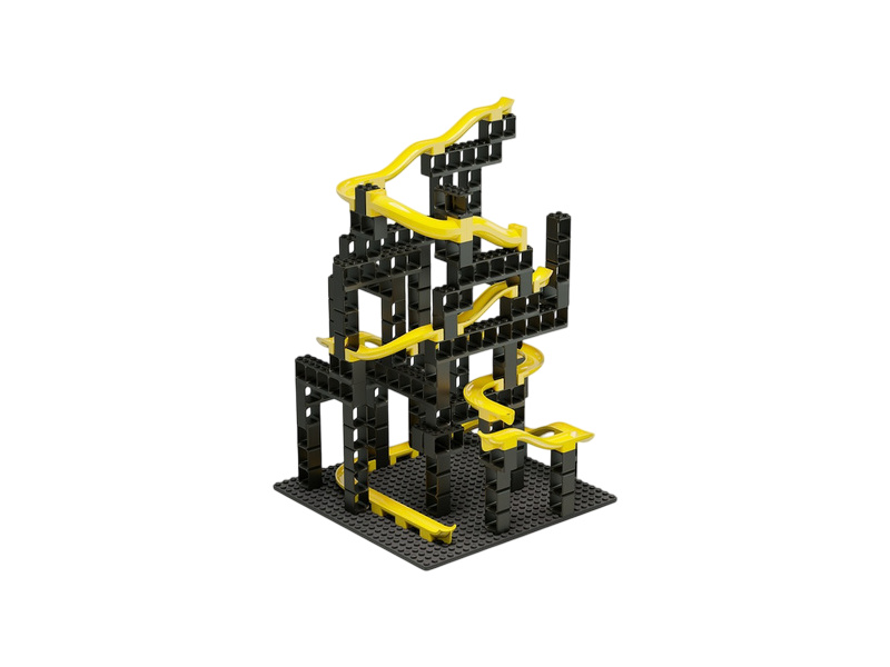 HUBELINO Pi Guličková dráha - set s kockami M 99 dielikov HUB440600