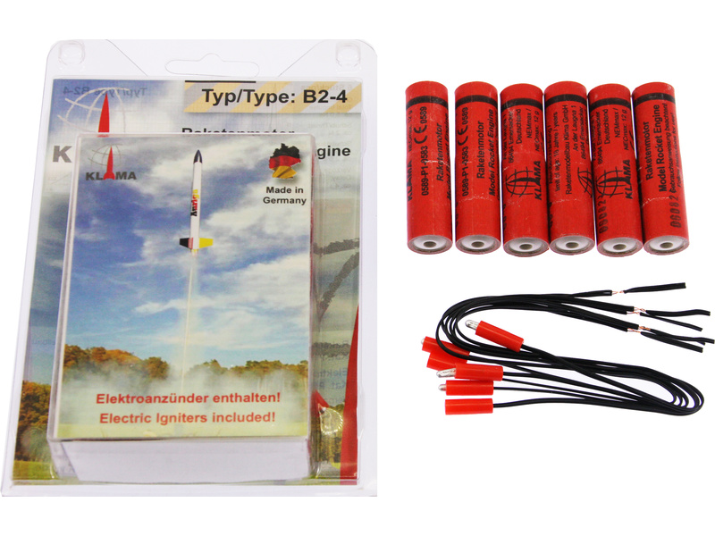 Klíma raketový motor B2-4 EL (6ks) KL-0235