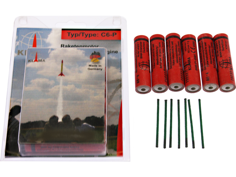 Klíma raketový motor C6-P (6ks) KL-0369
