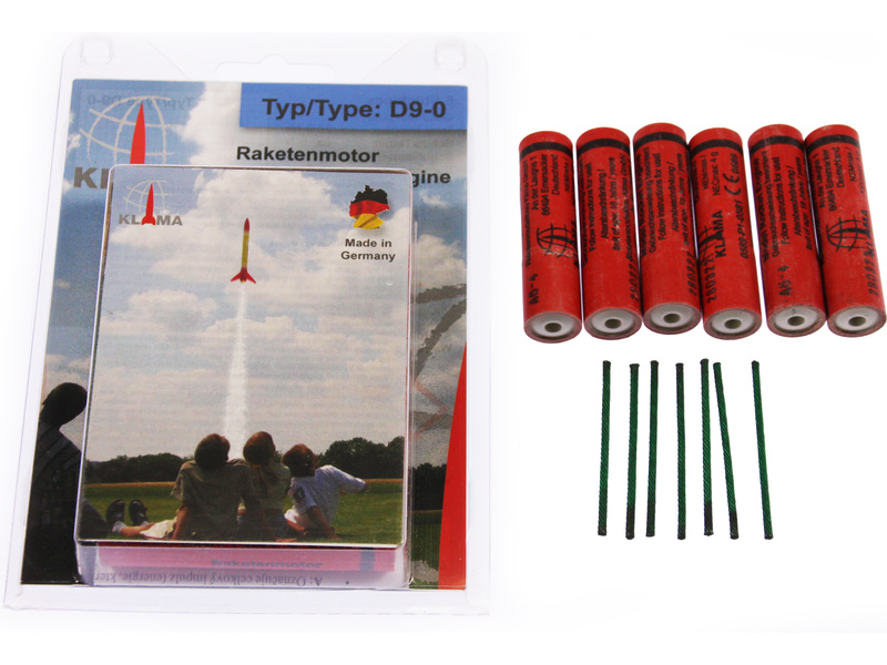 Klíma raketový motor D9-0 (6ks) KL-0490