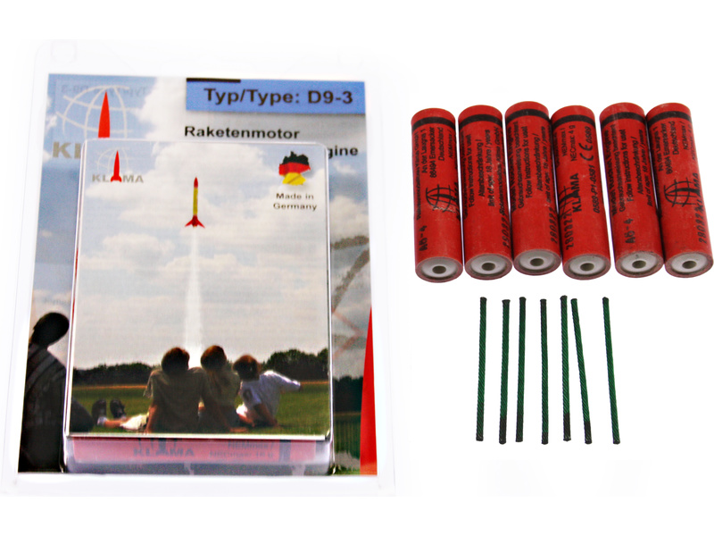 Klíma raketový motor D9-3 (6ks) KL-0493