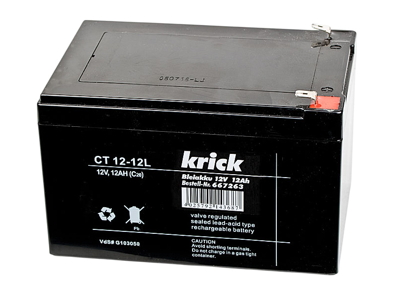 Krick Olovený akumulátor 12V 12Ah KR-667263