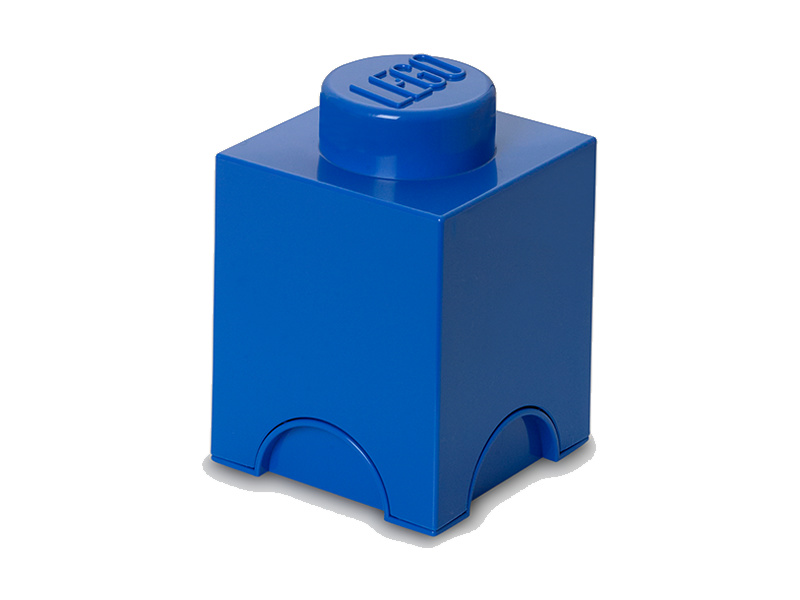 LEGO úložný box 125x125x180mm - modrý LEGO40011731