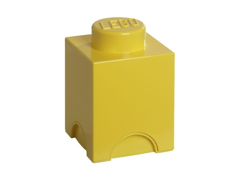 LEGO úložný box 125x125x180mm - žltý LEGO40011732