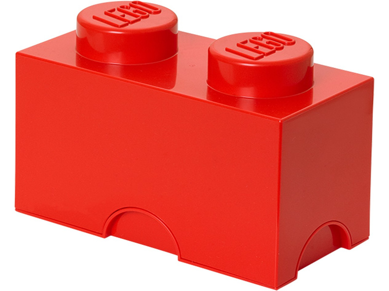 LEGO úložný box 125x250x180mm - červený LEGO40021730