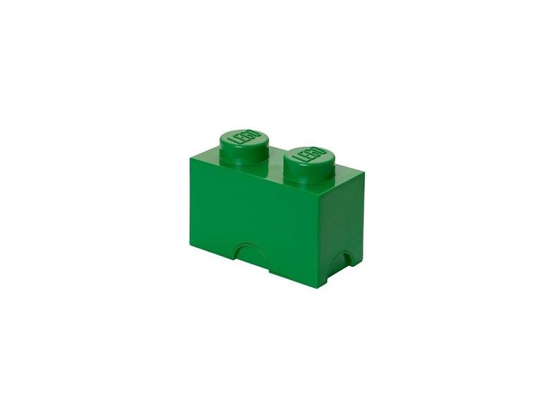 LEGO úložný box 125x250x180mm - tmavo zelený LEGO40021734