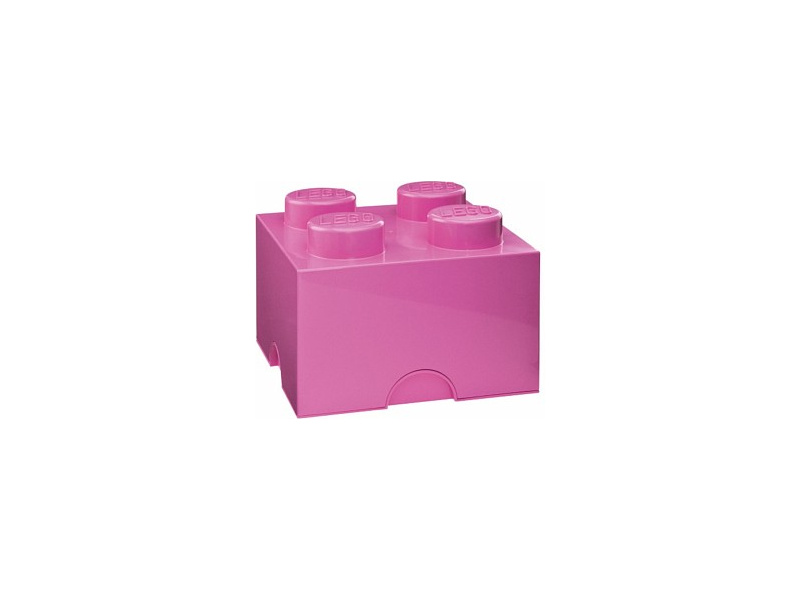 LEGO úložný box 250x250x180mm - ružový LEGO40031739