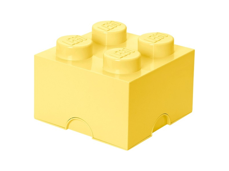 LEGO úložný box 250x250x180mm - svetlo žltý LEGO40031741