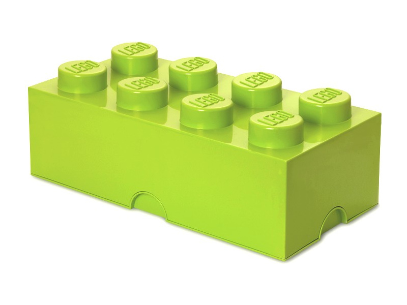 LEGO úložný box 250x500x180mm - svetlo zelený LEGO40041220