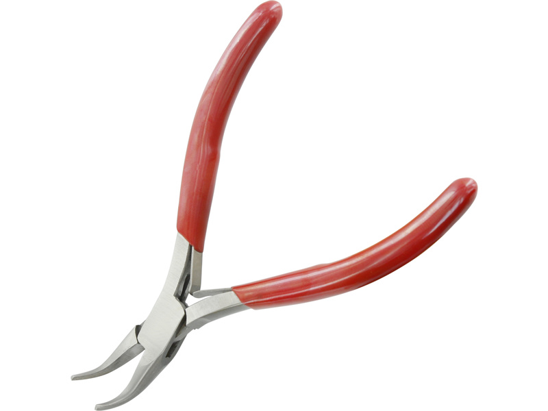 Modelcraft kliešte polguľaté zahnuté SH-PPL1152/B