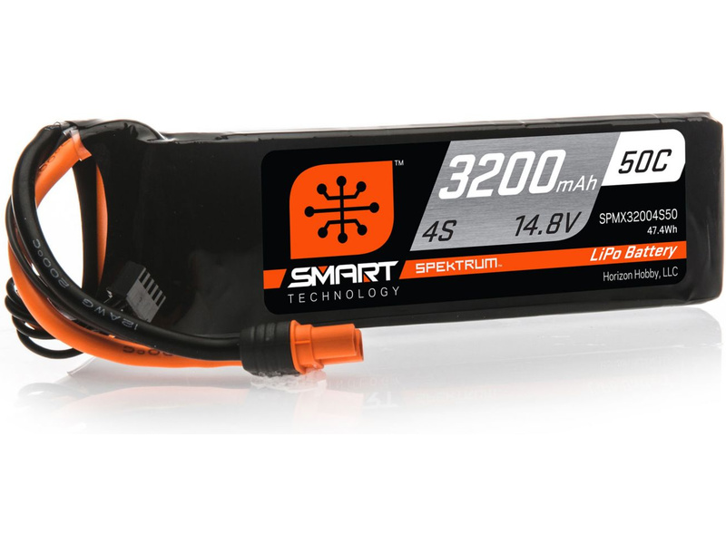 Spektrum Smart LiPo 14.8V 3200mAh 50C IC3 SPMX32004S50