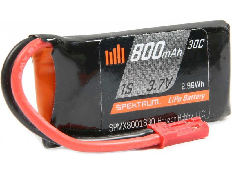 Spektrum LiPo 3.7V 800mAh 30C JST SPMX8001S30